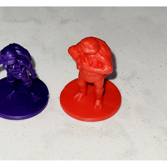 TMNT Monopoly Mutant Mayhem Replacement Movers & Cards & Pizza Pieces - Picture 9 of 9